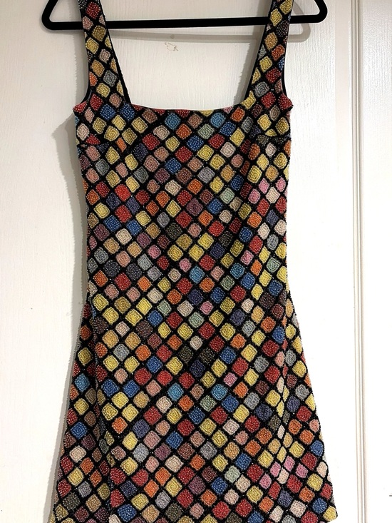 STAUD Dresses & Skirts - STAUD LE SABLE Beaded Mini Dress SMALL NWOT